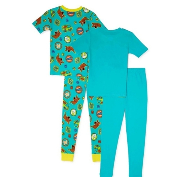 Scooby-Doo 4pc Pajama Set - Picture 2 of 3
